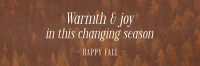 Autumn Season Quote Twitter Header Design