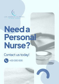 Hiring Personal Nurse Flyer Image Preview