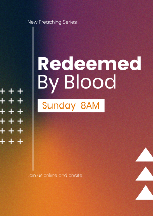 Redeemed by Blood Flyer Image Preview