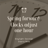 Calm Daylight Savings Reminder Instagram post Image Preview