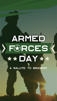 Armed Forces Day TikTok Video Image Preview