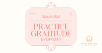 Positive Self Note Facebook Ad Image Preview
