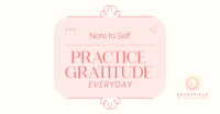 Positive Self Note Facebook ad Image Preview