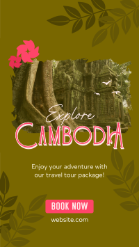 Cambodia Travel Tour Instagram reel Image Preview