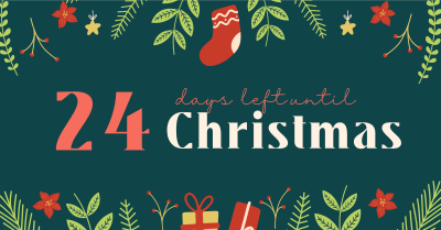 Countdown To Christmas Facebook ad Image Preview