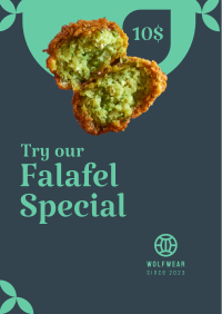 New Falafel Special Poster Design
