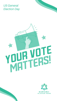 Your Vote Matters Facebook story Image Preview