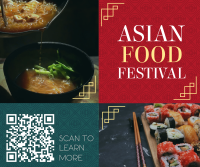 Asian Food Fest Facebook Post Design