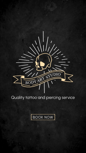 Tattoo and Piercing Instagram story Image Preview