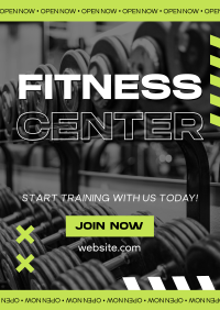 Fitness Training Center Poster Image Preview