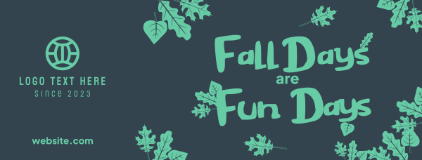 Fall Days are Fun Days Facebook Cover Design Image Preview