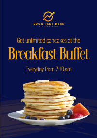 Minimalist Pancake  Poster Image Preview