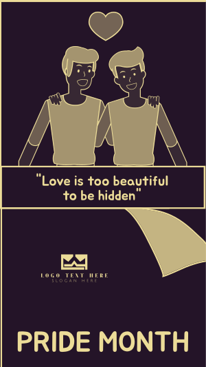 Love is Beautiful Facebook story Image Preview