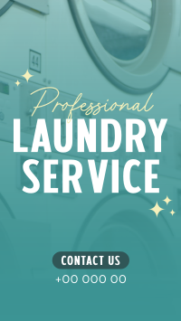 Professional Laundry Service Instagram Reel Design