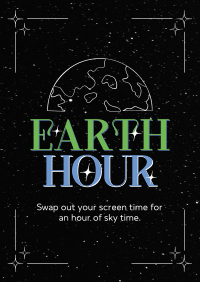 Earth Hour Sky Poster Image Preview
