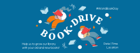 Donate Books, Fill Hearts Facebook cover Image Preview
