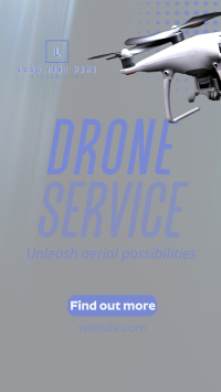 Modern Professional Drone Service YouTube short Image Preview