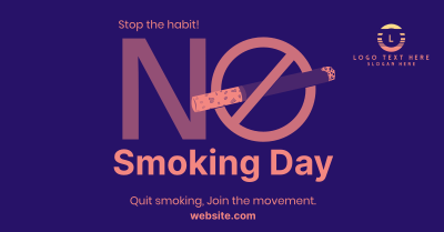 Stop Smoking Today Facebook ad Image Preview