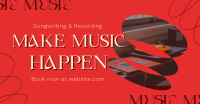 Songwriting & Recording Studio Facebook Ad Design