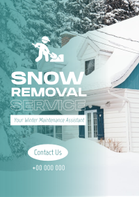 Pro Snow Removal Flyer Image Preview