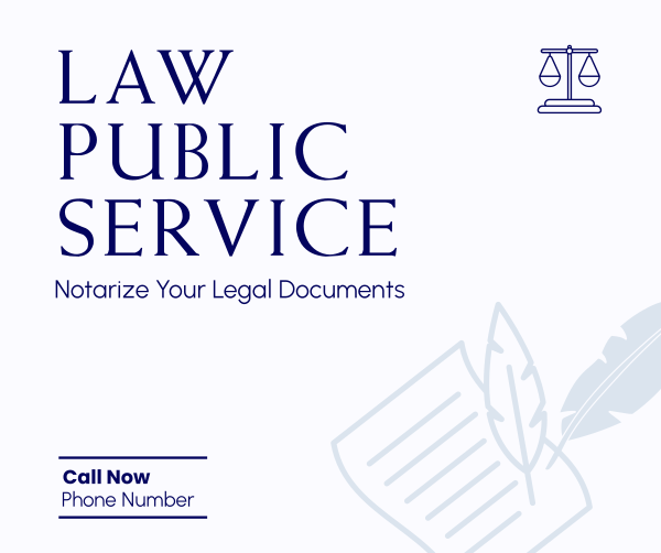Firm Notary Service Facebook Post Design Image Preview