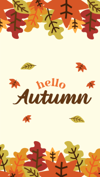 Hello Autumn Instagram Story Design