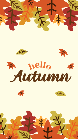 Hello Autumn Instagram story Image Preview