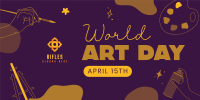 World Art Day Twitter post Image Preview