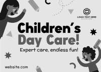 Daycare Services Quirky Postcard Design