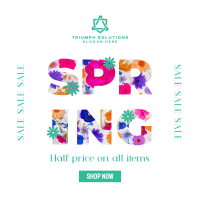 Modern Spring Sale Instagram post Image Preview