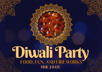 Traditional Diwali Celebration Postcard Preview