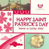 Rustic St. Patrick's Day Greeting Instagram Post Design