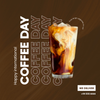 Ice Coffee Day Instagram Post Image Preview