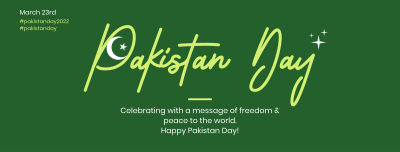 Pakistan Day Moon Facebook cover Image Preview