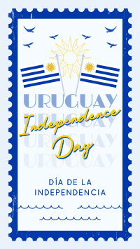 Uruguay Independence Day YouTube Short Design