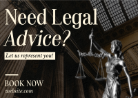 Legal Advice Postcard Image Preview