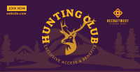 Hunting Club Deer Facebook ad Image Preview