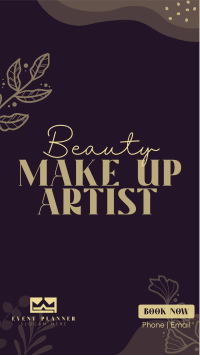 Beauty Make Up Artist Facebook story Image Preview