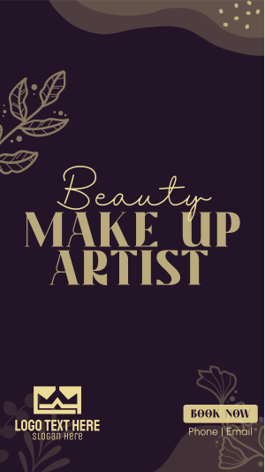 Beauty Make Up Artist Facebook story Image Preview