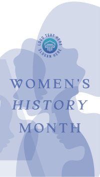 Celebrate Women's History Facebook Story Design