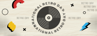 Disco Retro Day Facebook Cover Design