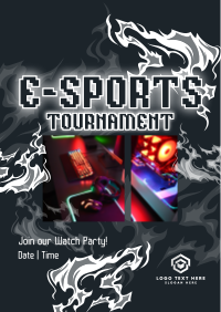 Gaming Tournament Stream Poster Design