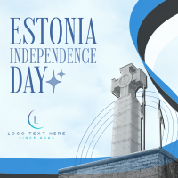 Minimal Estonia Day Instagram post Image Preview