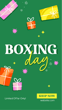 Playful Boxing Day Facebook story Image Preview