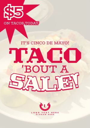 Cinco De Mayo Taco Poster Image Preview