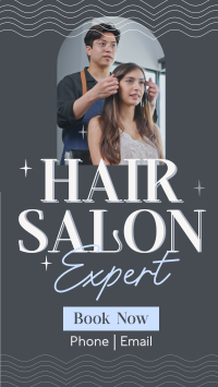 Hair Salon Expert YouTube Short Design