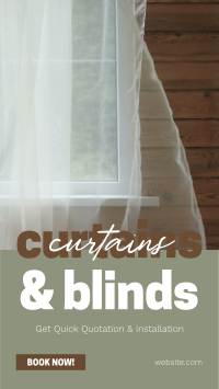 Curtains & Blinds Business Instagram Reel Preview