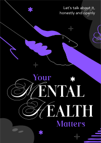 Mental Health Podcast Poster Image Preview