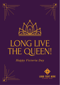 Long Live The Queen! Flyer Design