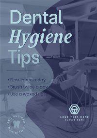 Dental Hygiene Tips Poster Design